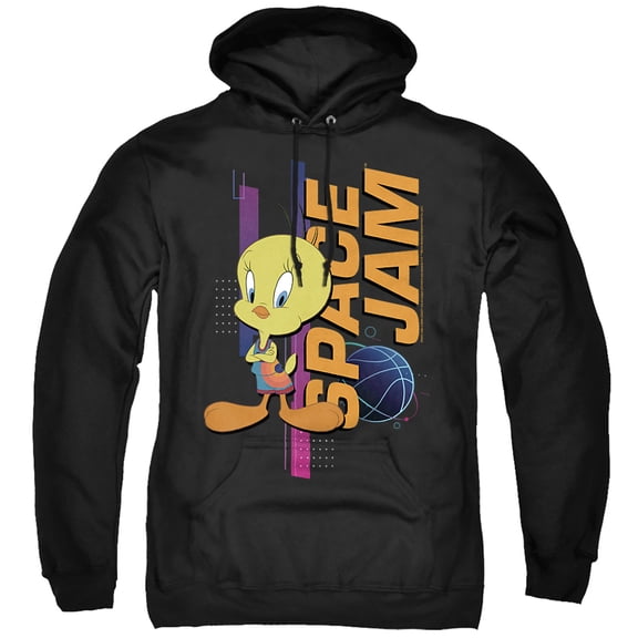 Space Jam: A New Legacy Tweety Standing Unisex Adult Pull-Over Hoodie, Tweety, 3X-Large