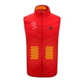 thumbnail image 5 of Symoid Men and Womens Vests for Outdoors,Mens Winter Cooling Vest Jacket,Women's Warm Clothes,Ski Clothing,Casual Fishing Vests Red Size XL, 5 of 6