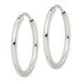 thumbnail image 2 of White Sterling Silver Earring Endless Women'S 26 mm, 2 of 3