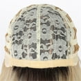 thumbnail image 6 of Guoxxzi Golden Head Dyed With Black Long Curly Hair Straight Bangs Whole Wig Headband, 6 of 9