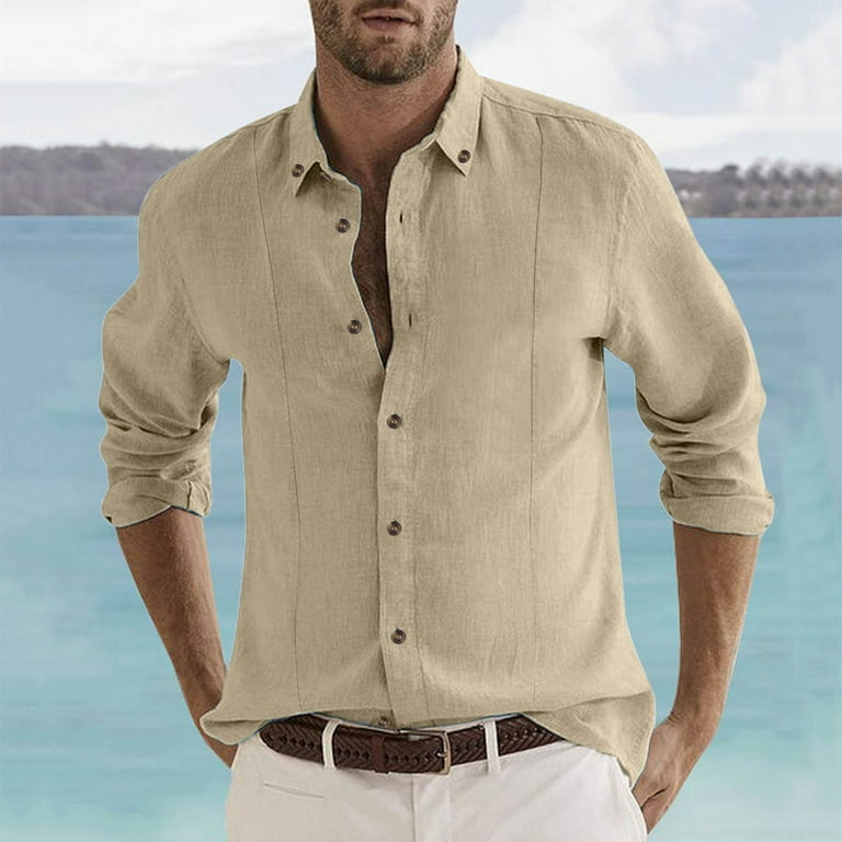 chinese dress ladies Men's Casual Long Sleeve Dress Shirt main image 0