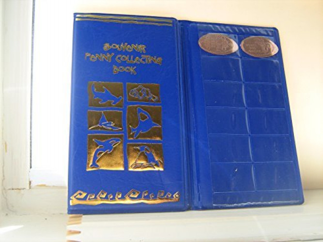 Elongated  Pressed Penny Souvenir Book  Album Walrus