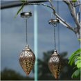 thumbnail image 5 of Lantern Light Metal Garden Yard DEcoor Lamp Rechargeable, 5 of 5