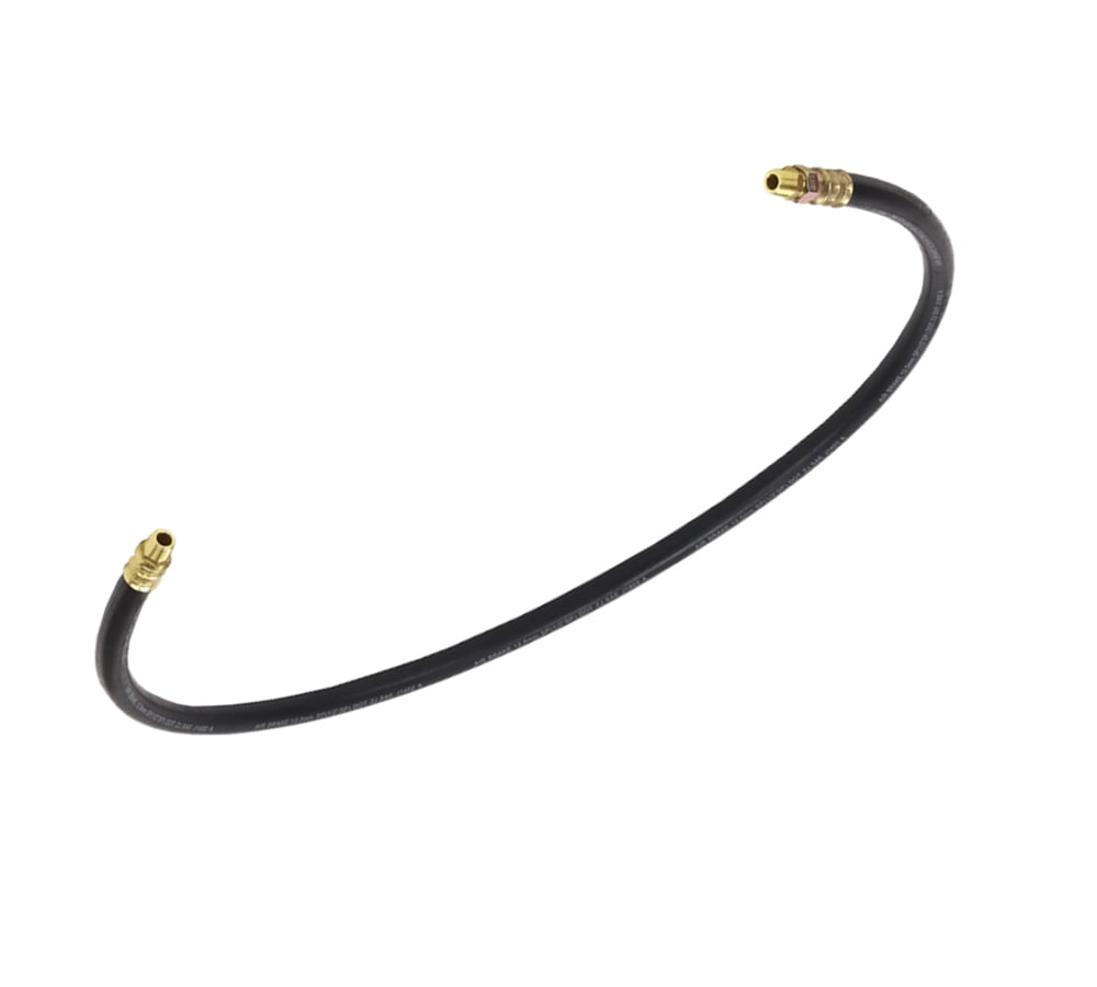 Air Brake Hose Assembly 54" x 3/8"-18 for Semi Trucks | 1/2" ID 3/8" NPT 225 PSI 1 Fixed 1 Swivel DOT FMVSS106 SAE J1402 | Replaces 16354 148054 18154 452154 50-1081L E858254BK HE0854