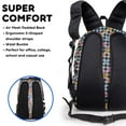 thumbnail image 3 of J World 18" Mesh Backpack for School and Travel, Checkers, 3 of 7