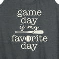 thumbnail image 3 of Instant Message - Game Day Favorite Day - Women's Racerback Tank Top, 3 of 6