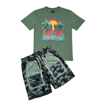 Genuine Mens Bali Tshirt Short Set Streetwear Fashion