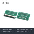 thumbnail image 3 of Uxcell FPC Converter Connector 26P 1.0mm on Socket Side, Back 0.5mm, to DIP 2.54mm 2 Pack, 3 of 6
