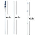 thumbnail image 3 of Mainstays 14 ft Aluminum Telescopic Pool Pole in Silver & Blue, 3 of 6