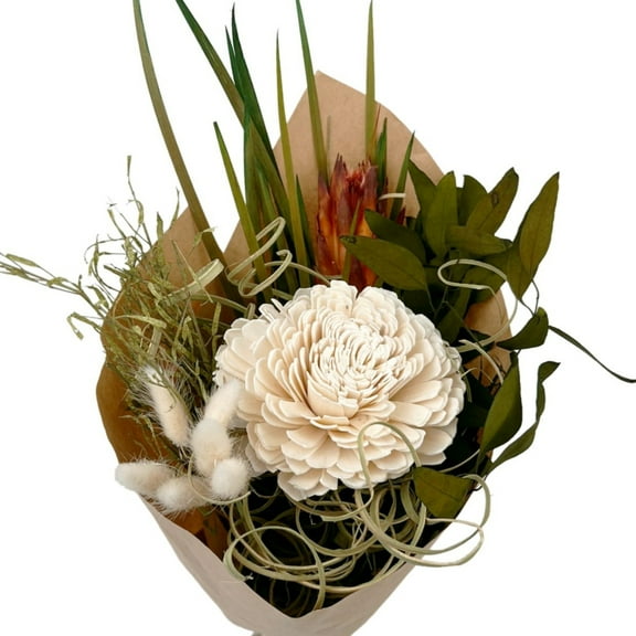 22" Dried Mixed Floral Protea Blossom Bouquet