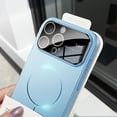 thumbnail image 2 of TECH CIRCLE Shockproof Compatible with Mag Safe Case for iPhone 16 Pro Plating Full Camera Lens Cover Military-Grade Protection Phone Cover,Blue, 2 of 11