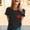 Z001-Black, variant on Laipiong Women's Canadian T Shirts 2026 Summer Trendy Maple Leaf Graphic Casual Short Sleeve Basic Tees Comfortable Breathable Beach Vacation Clothes