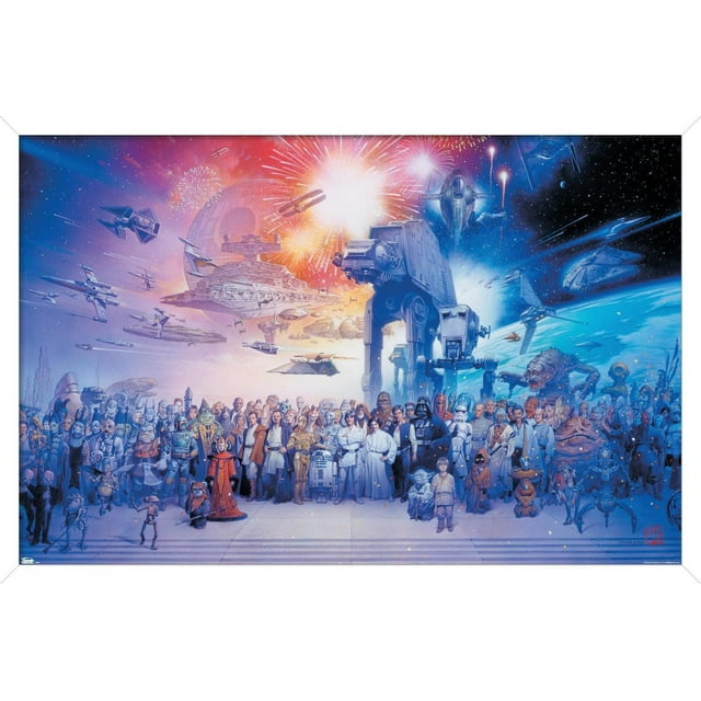 Star Wars: Saga - Galaxy Wall Poster, 22.375" x 34"