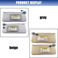 thumbnail image 5 of Sun Visor Fit For Accord 2008-2017, Sun Visor For Car Windshield,Sun Visor Replacement, OEM: 83280TA5A51ZA-beige-left, 5 of 6