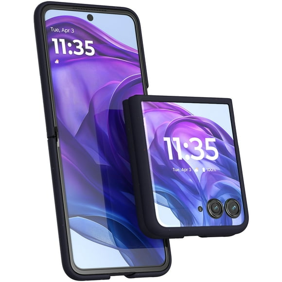 Funda de policarbonato azul medianoche para Motorola Razr+ 2024