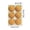 Yellow, variant on Qjidjing 6Pcs Velvet Christmas Balls, 2.4 Inch, Flocked Christmas Tree Ball Ornaments, Plastic Xmas Hanging Pendants for Holiday Party Decor