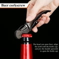 thumbnail image 4 of ReaNea Waiters Corkscrew Black Wine Bottle Opener with Foil Cutter, 4 of 7
