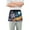 Astronaut Walk on Planet, variant on Dinosaur Skating Server Apron with 3 Pockets Waterproof Waitress Waist Short Apron for Man Woman 12 Inches