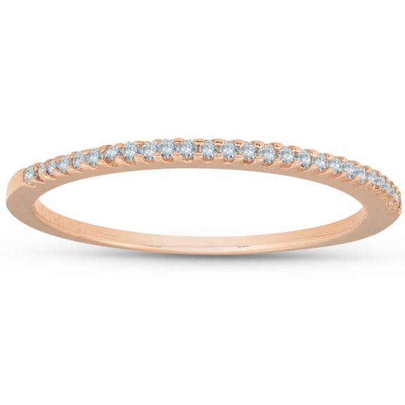 Pompeii 1/6ct Diamond Ring 14K Rose Gold (I/J,I2-I3)