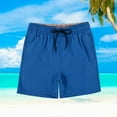 thumbnail image 2 of KAOOCXU Boy Versatile Trousers Solid Color Medium And Large Age Child Swim Trunks Bathing Suits With Lining Skin Friendly Hip Hop Streetwear, 2 of 7