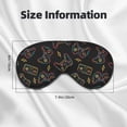 thumbnail image 5 of Naloa Colorful Game Controller Print Sleep Mask for Sleeper, Light Blocking Sleeping Eye Mask for Women Men, Eye Shade with Adjustable Strap for Travel, Nap,Meditation, 5 of 7