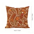 thumbnail image 4 of AuroraX Fall Pumpkin Throw Pillow Covers Thanksgiving Decorative Throw Pillowcase Farmhouse Outdoor Rustic Harvest Home Decor Brown, 4 of 7