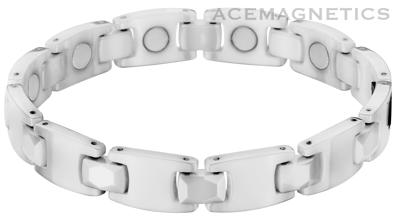 "Colorado" White Hi Tech Ceramic, Scratch Resistant, Forever Shine. On