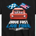 thumbnail image 3 of Hot Wheels - Drive Fast Live Free - Toddler And Youth Short Sleeve Graphic T-Shirt, 3 of 5