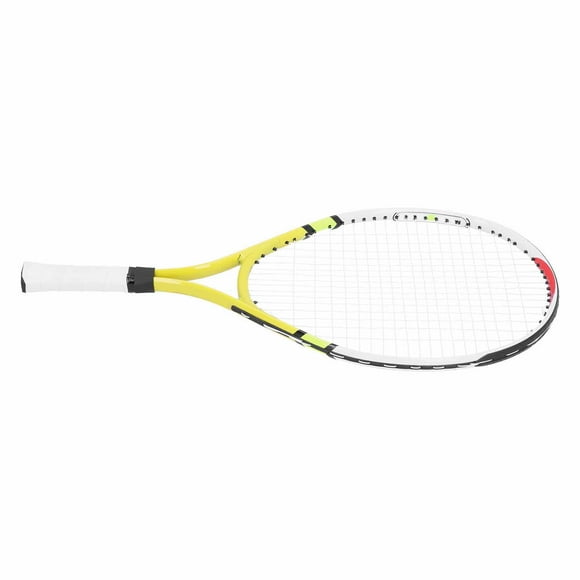 Raquette de Tennis pour Enfants, Raquettes de Tennis pour Adultes, Lot de 2, Équipement de Tennis, Raquette de Tennis pour Adolescents, Garçons et Filles, pour la Maison, l'Extérieur et l'École, Jaune, Bleu
