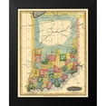 thumbnail image 2 of Lucas 15x18 Black Modern Framed Museum Art Print Titled - Indiana - Lucas 1823, 2 of 5