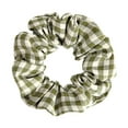 thumbnail image 2 of Jiaroswwei Korean Plaid Pattern Hair Ring Fabric Girl Scrunchie Ponytail Elastic Hairband, 2 of 8