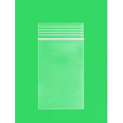 GPI - CASE of 1000, 2" x 3" CLEAR PLASTIC RECLOSABLE ZIP BAGS - Heavy Duty, Bulk 4 mil Thick Strong & Durable Poly Baggies With Resealable Zip Top Lock For Travel, Storage, Packaging & Shipping