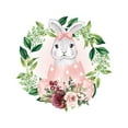 thumbnail image 2 of Decoraciones de Pascua, adornos de Pascua, regalos de Pascua, 5 piezas de linda corona de Pascua, conejos, huevos, ropa, impresión para niños y mochilas escolares, camisetas, pegatinas de transferenci, 2 of 8