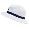 thumbnail image 5 of Hawaii Map State Flag Symbol Embroidered Oversized Water Repellent Brushed Golf Hat - White Navy 3XL, 5 of 5