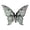 Black, variant on Halloween Masquerade Dress Up Prop, Simulated Elf Butterfly Wing Decor Accessory, Lightweight Costume Ornament for Ghost Festival Party Cosplay Scene Layout and Performance Dressing