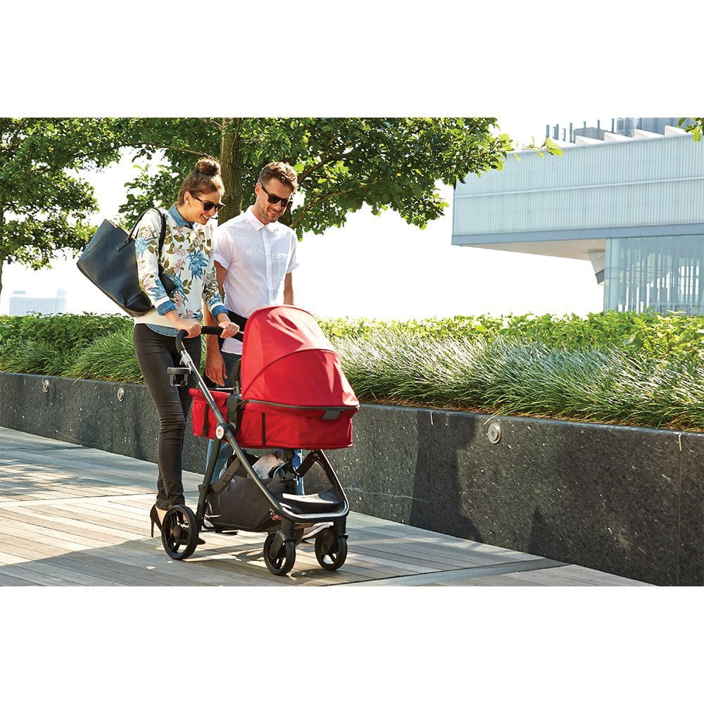 Gb Lyfe Pram 4 Mode Travel System With Asana35 Lte Infant Car Seat Merlot
