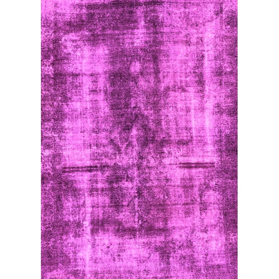 Ahgly Company Indoor Rectangle Oriental Pink Modern Area Rugs, 8' x 10'