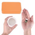 thumbnail image 4 of Unique Bargains 1 Pc Pill Case 6 Grid Pull-Out Pill Box Orange Red, 4 of 6