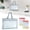 Gray, variant on NUOKO Sewing Project Bags Quilting Needlepoint Craft Organizer Storage Bags with Handle Pocket Jumbo Sew Quilting Mesh for Knitting Stitching Crafter