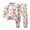 outfits001-Light Blue, variant on NOLDARES 2 Piece Infant Toddler Winter Outfits Set Long Sleeve Print Pattern Pullover Top Round Neck Elastic Waist Sweatpants Warm Clothes Size:1-2 Y,Sky Blue