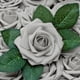 thumbnail image 3 of Flores artificiales, 25 rosas falsas con tallos y 2 hojas para decoración de fiestas, ramos de boda DIY, 3 of 5