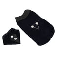 thumbnail image 4 of Traje para perros Bling Bling esmoquin formal de fiesta de boda con pajarita Desmontable Azul Marino M, 4 of 12