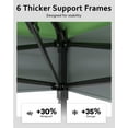 thumbnail image 6 of Roromall 12x12 Canopy Tent, Pop Up Canopy Gazebo with Mosquito Netting, Outdoor Gazebo with 4 Sandbags & Wheeled Bag, for Backyard & Patio Furniture, Patio, Deck, 6 of 9