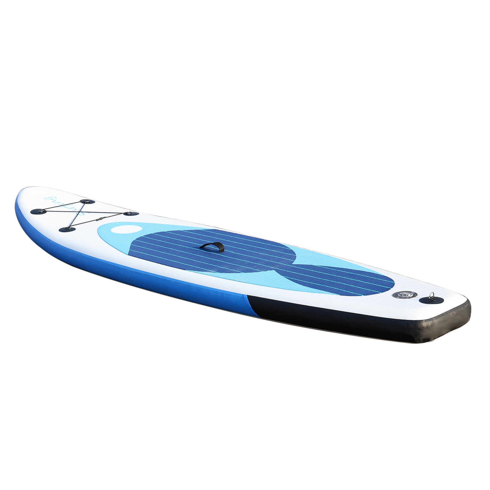 ievspot Inflatable Stand Up Paddle Boards,Single Layer PVC Paddle Board with Carry Bag,Hand Pump,Retractable Propeller,Removable Fin