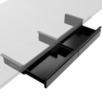 VIVO Black Pull Out 32" Under Desk Dual Storage Drawers