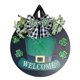 thumbnail image 1 of Irish Hanging Bienvenido Puerta La Bienvenida Santa Patricio Día Garland Gead para Porche Granja Rústica, 1 of 8
