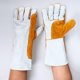 thumbnail image 4 of Guantes de soldador resistentes al calor de 14 pulgadas, cuero , guantes de soldadura Mig para guantes de , chimenea, , p amarillo Baoblaze guantes de soldadura, 4 of 7