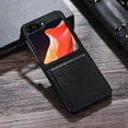thumbnail image 1 of ELEHOLD for Samsung Galaxy Z Flip5 2023 Leather Case Premium PU Leather Ultra Slim Lightweight Shockproof Anti-Scratch Durable Phone Case design for Galaxy Z Flip5,Black, 1 of 11