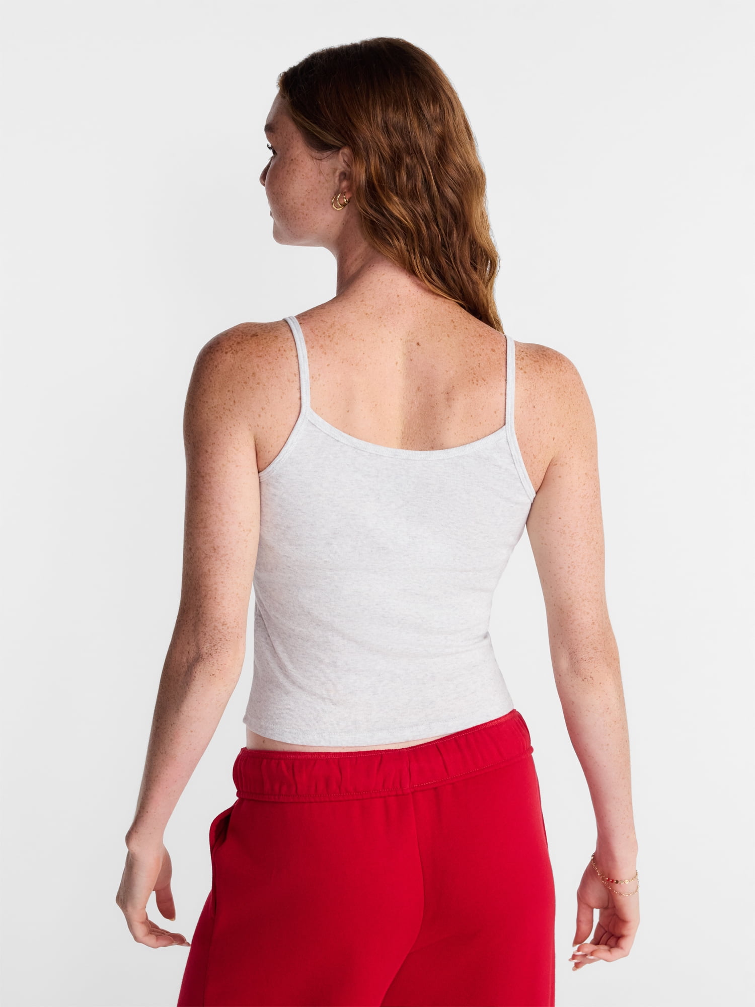 No Boundaries Scoop Neck Cami Top, Women's XXS-XXL