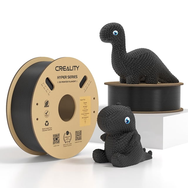 Filamento para impresora 3D Creality Hyper PLA negro de 2 kg